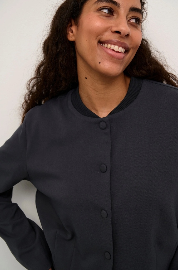 KAFFE - VESTE "KAMERLE" GRISE