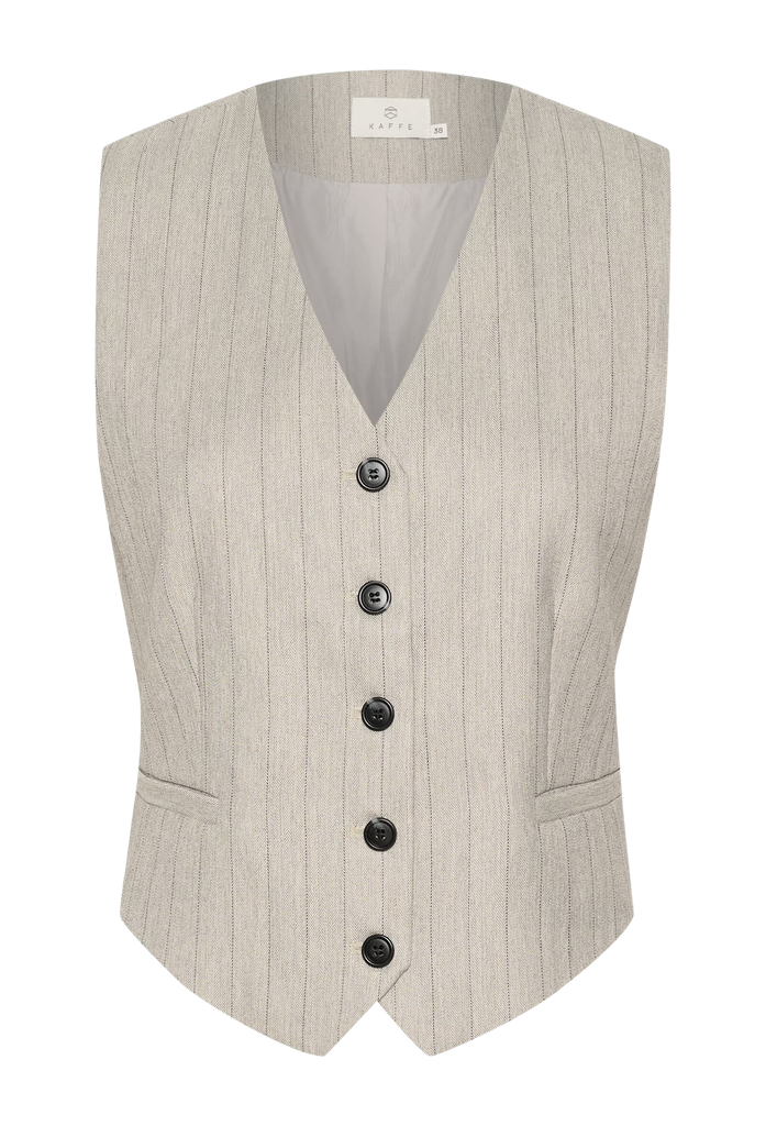 KAFFE - GILET "KAKAYSA" GRIS
