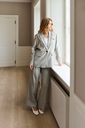 KAFFE - BLAZER "KAKAYSA" GRIS