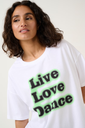 KAFFE - T-SHIRT "KAELLEN" BLANC