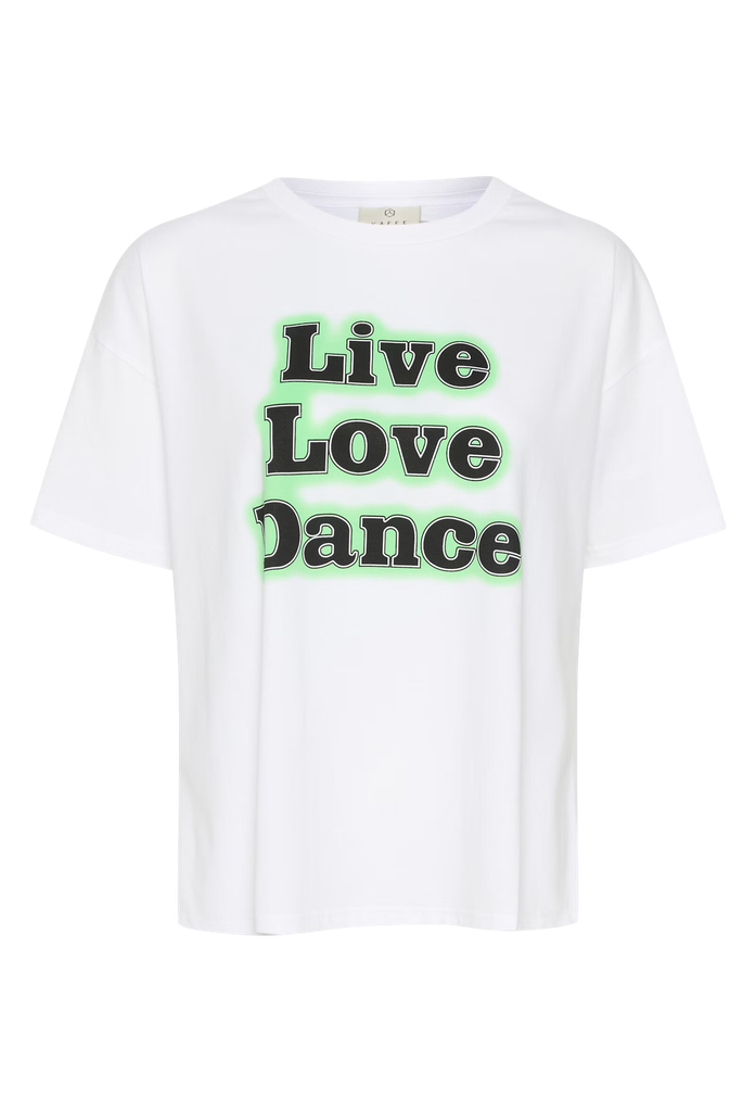 KAFFE - T-SHIRT "KAELLEN" BLANC