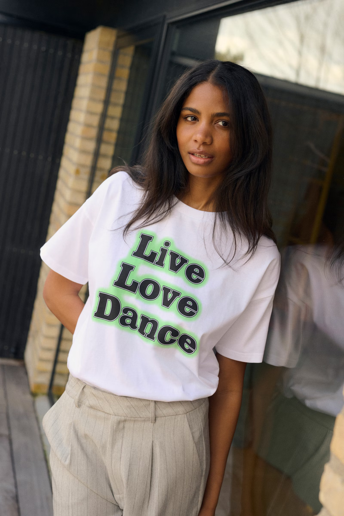 KAFFE - T-SHIRT "KAELLEN" BLANC