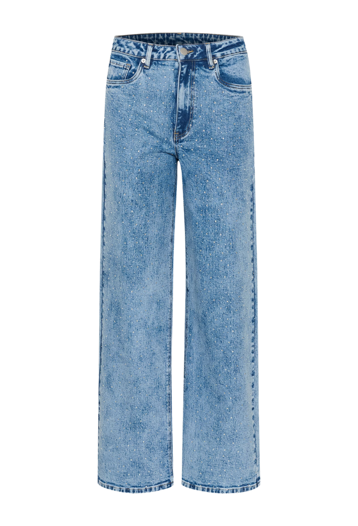 KAFFE - JEANS "KATHORA" À PAILLETTES