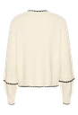 KAFFE - PULL EN MAILLE "KAVILLI" BLANC CASSÉ