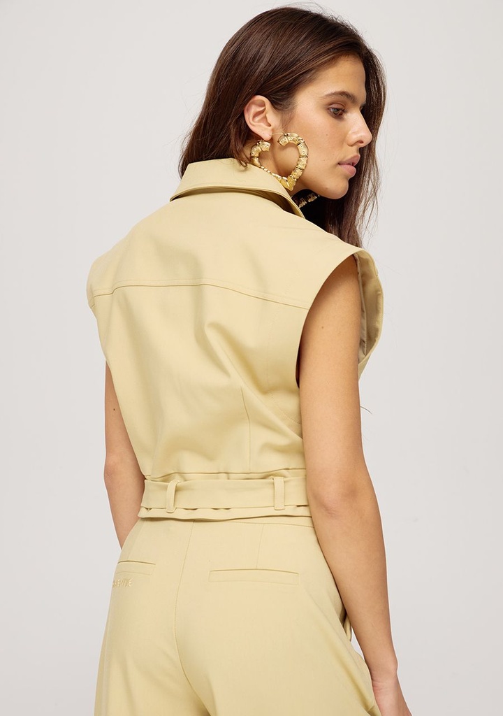 HARPER AND YVE - GILET "KATIE" BEIGE