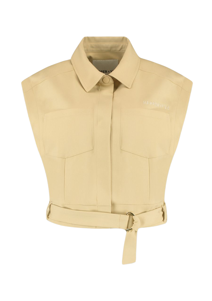 HARPER AND YVE - GILET "KATIE" BEIGE