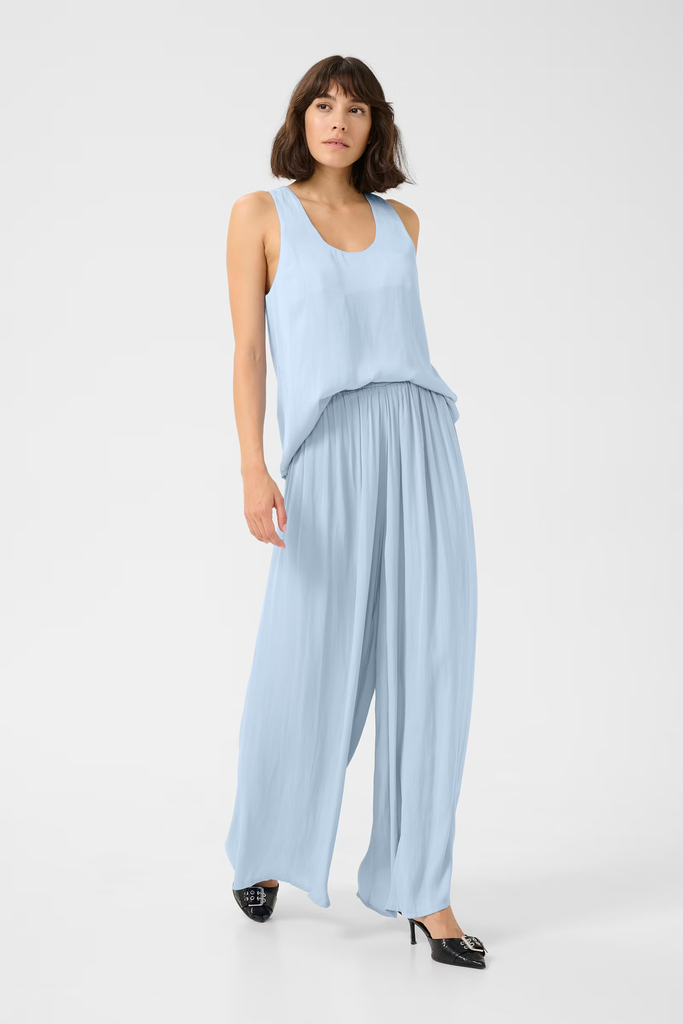 KAFFE - PANTALON "KAALLIE" BLEU
