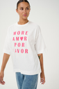 KAFFE - T-SHIRT "KAGISSA" BLANC