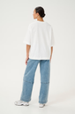 KAFFE - T-SHIRT "KAGISSA" BLANC