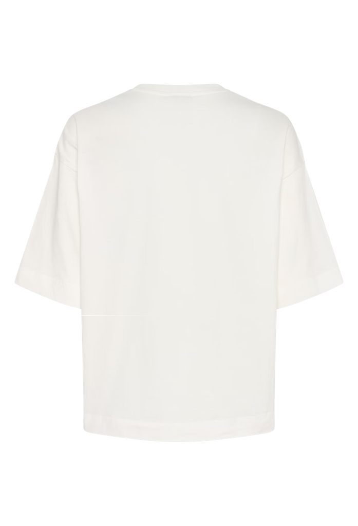 KAFFE - T-SHIRT "KAGISSA" BLANC