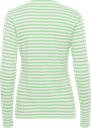 KAFFE - T-SHIRT MANCHE LONGUE "LIDDY" BLANC ET VERT