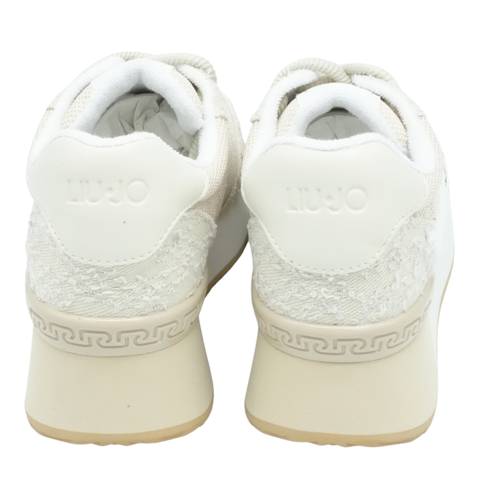 LUI JO - BASKETS "DREAMY 03" PLATEFORMES BEIGES