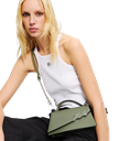 KARL LAGERFELD - SAC BANDOULIÈRE FIN "K/SIGNATURE" VERT