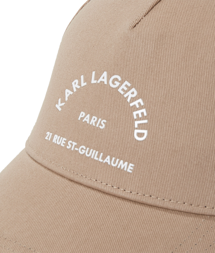 KARL LAGERFELD - CASQUETTE "RUE ST-GUILLAUME" BEIGE