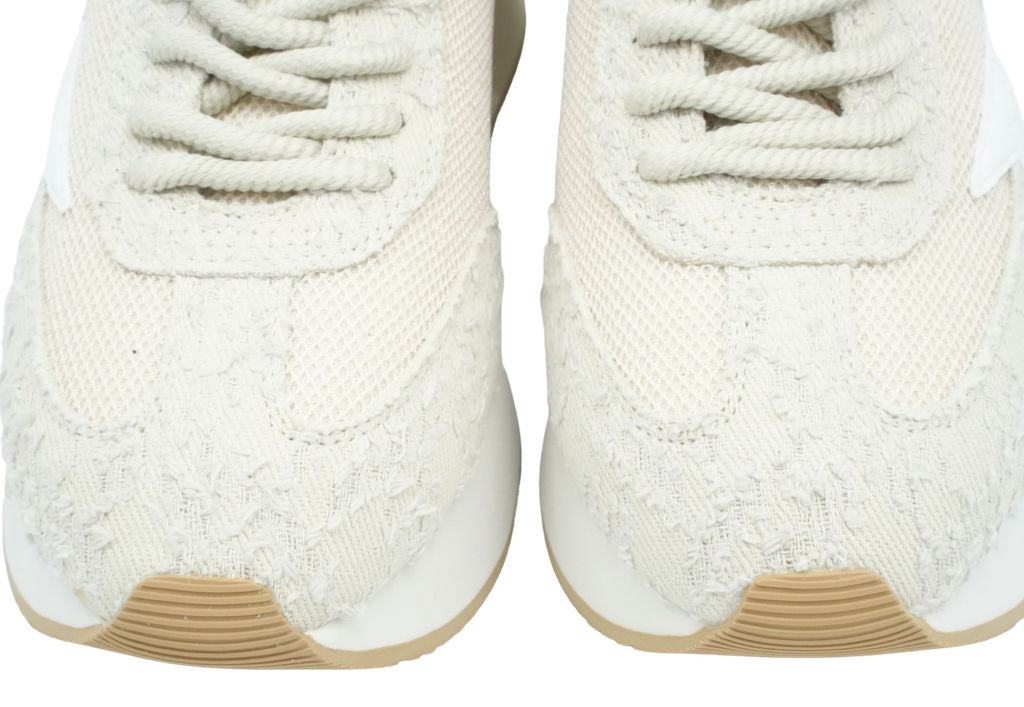 LUI JO - BASKETS "DREAMY 03" PLATEFORMES BEIGES