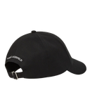 KARL LAGERFELD - CASQUETTE IKON KARL AVEC PIN'S NOIRE