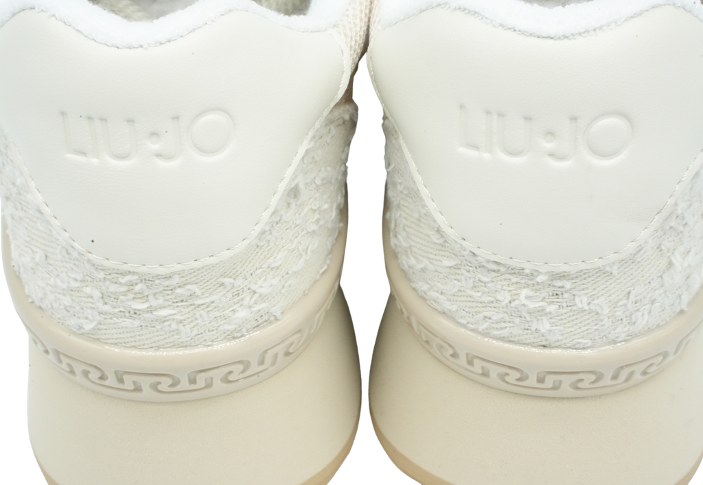 LUI JO - BASKETS "DREAMY 03" PLATEFORMES BEIGES