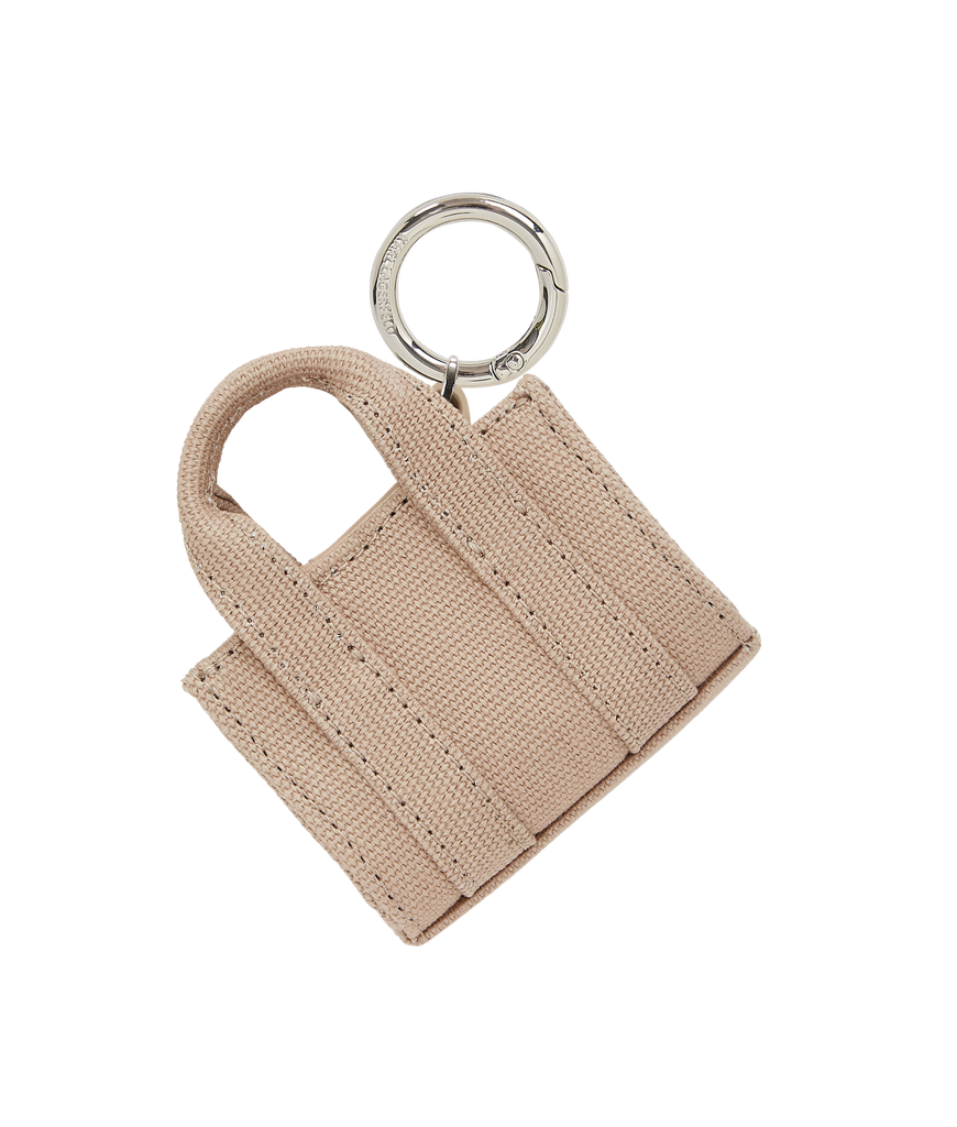 KARL LAGERFELD - PORTE CLÉ DE CABAS "RUE ST-GUILLAUME" BEIGE