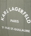 KARL LAGERFELD - CABAS CARRÉ DE TAILLE MOYENNE "RUE ST-GUILLAUME" VERT