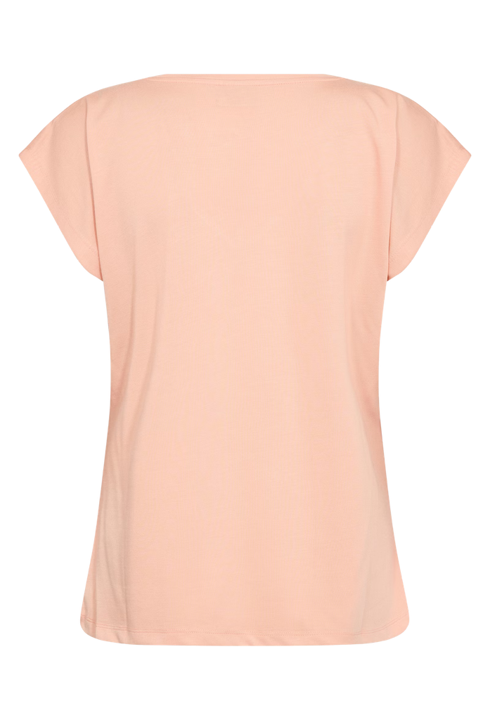 KAFFE - T-SHIRT "KALISE" PÊCHE