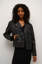 KAFFE - VESTE EN CUIR "KAJANE"