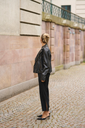 KAFFE - VESTE EN CUIR "KAJANE"