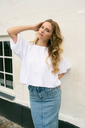 KAFFE - BLOUSE "KAGABBY" BLANCHE
