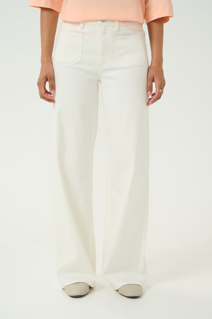 KAFFE - JEANS "KAKARLA" BEIGE