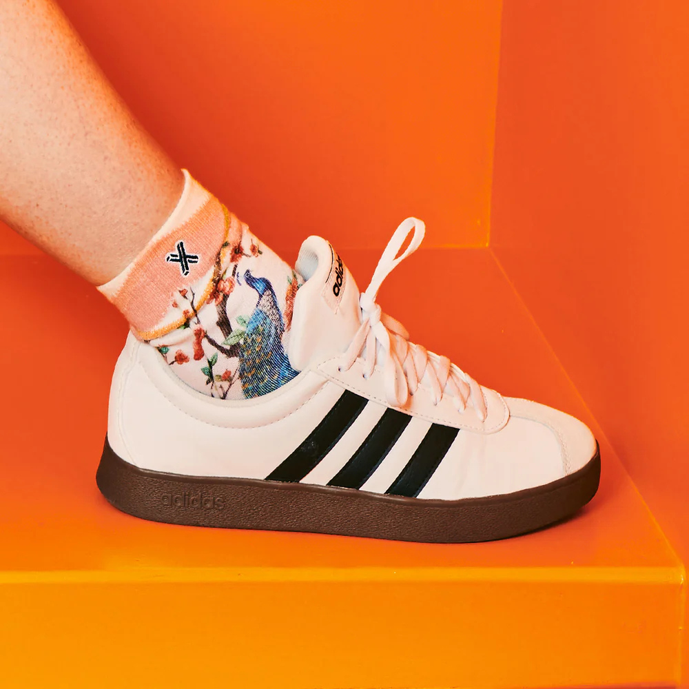 XPOOOS - CHAUSSETTES COURTES "PEACOCK"