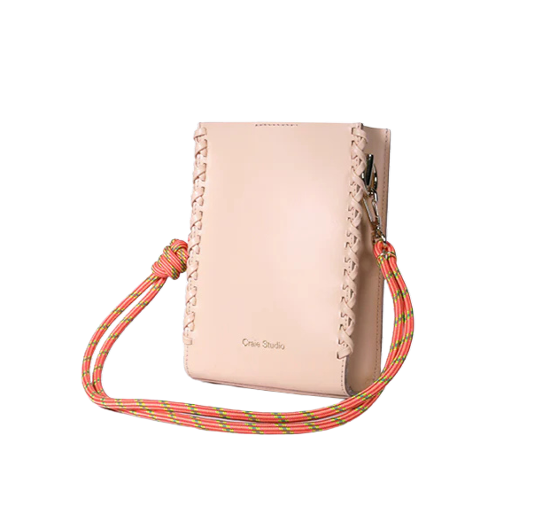 CRAIE STUDIO - POCHETTE ESSENCE STITCH PÊCHE