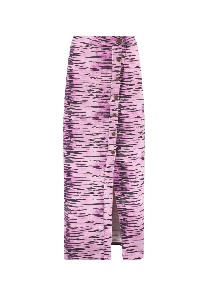 HARPER AND YVE - JUPE LONGUE "DYANA" TIGER ROSE