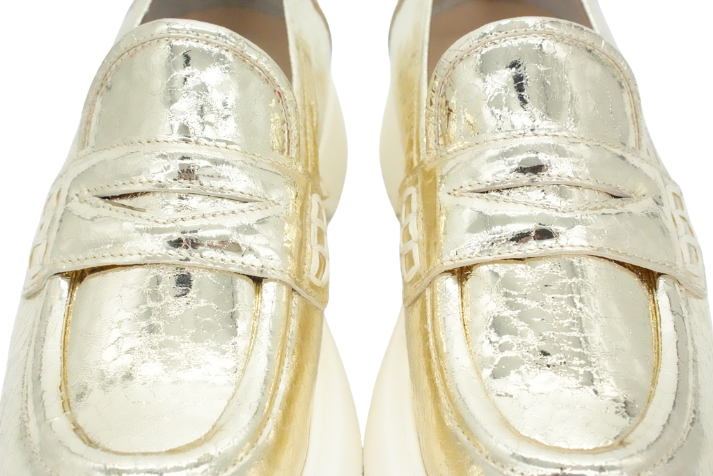 LAURA BELLARIVA - MOCASSINS GOLD