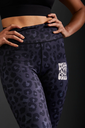 LOVERS BAY CLUB - LEGGING LÉOPARD NOIR