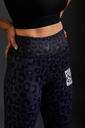 LOVERS BAY CLUB - LEGGING LÉOPARD NOIR