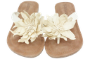 LAZAMANI - SLIPPERS WHITE FLOWERS