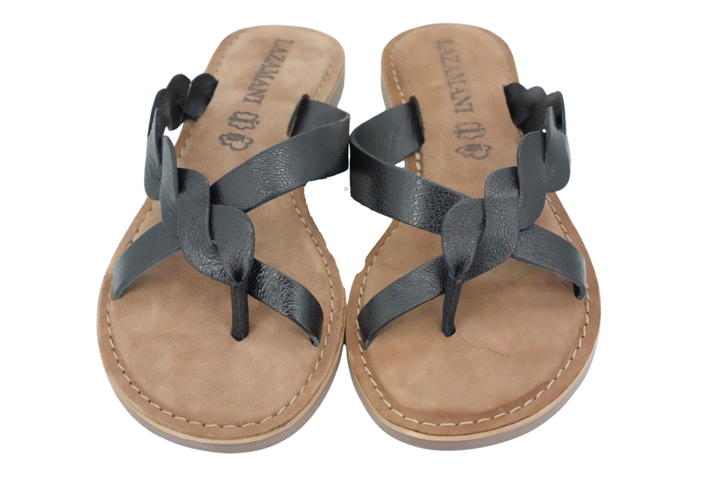 LAZAMANI - SLIPPERS BLACK