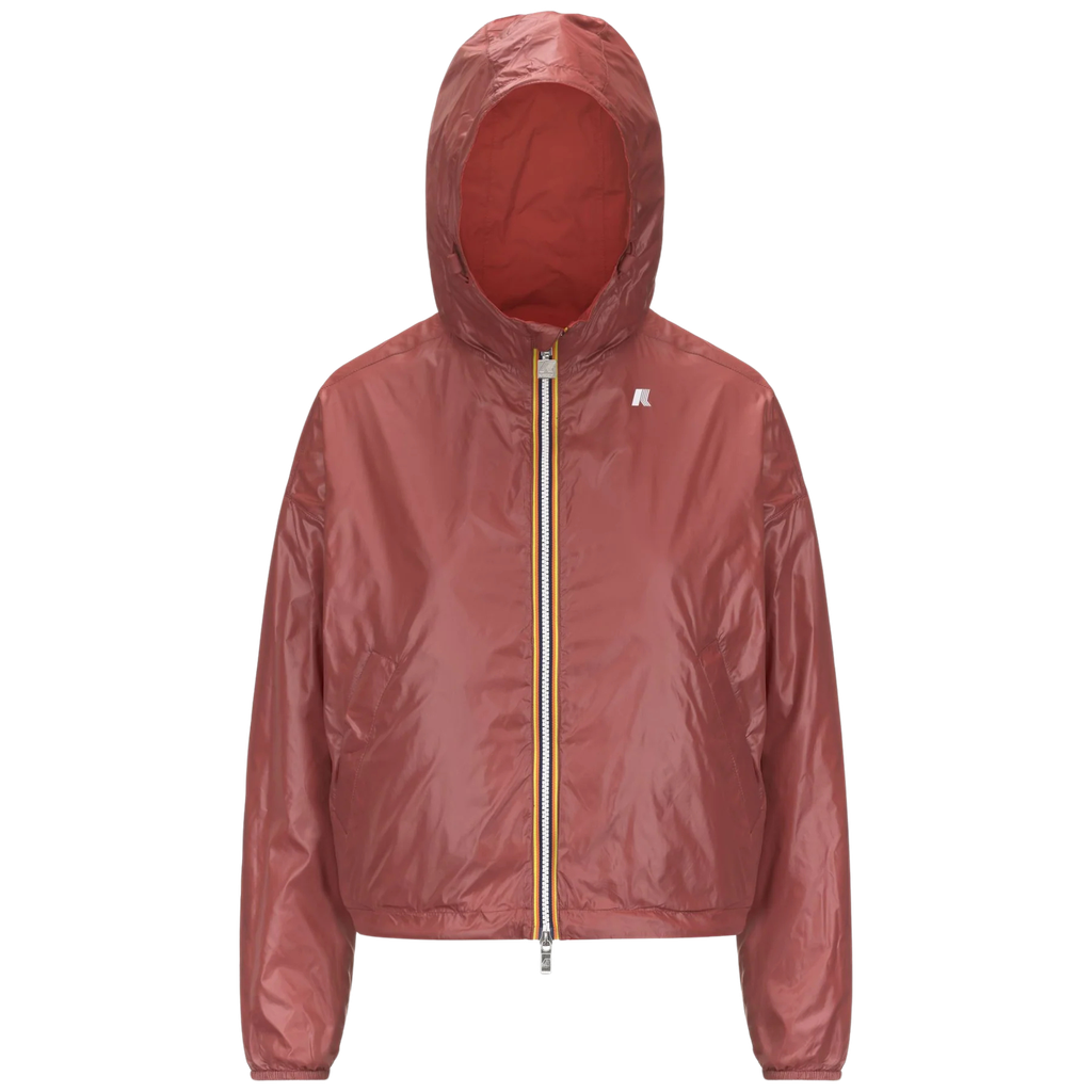 K-WAY - VESTE COURTE RÉVERSIBLE "LAURETTE PLUS.2" BORDEAUX