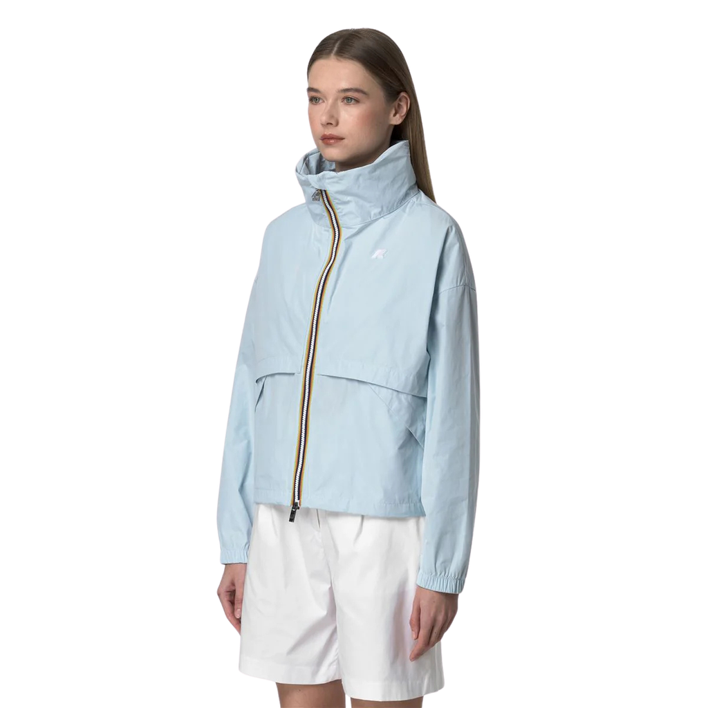 K-WAY - VESTE COURTE "AUBETTE" BLEUE CLAIRE