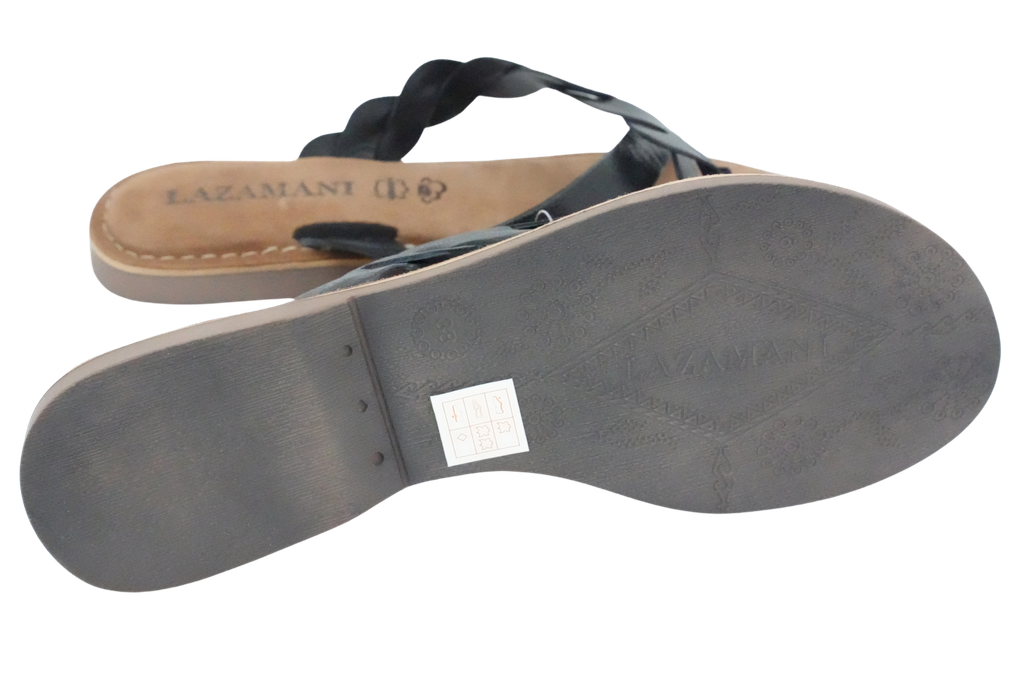 LAZAMANI - SLIPPERS BLACK