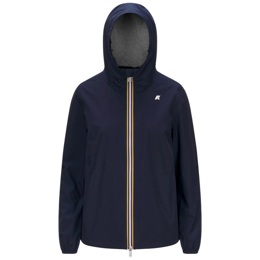 K-WAY - VESTE MI-LONGUE "MARGUERITE" BLEUE MARINE