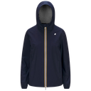 K-WAY - VESTE MI-LONGUE "MARGUERITE" BLEUE MARINE