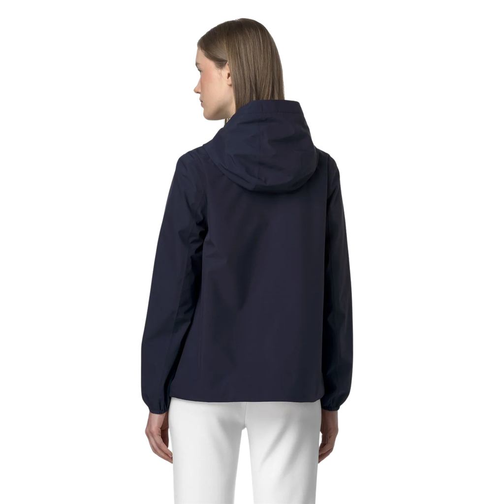 K-WAY - VESTE MI-LONGUE "MARGUERITE" BLEUE MARINE