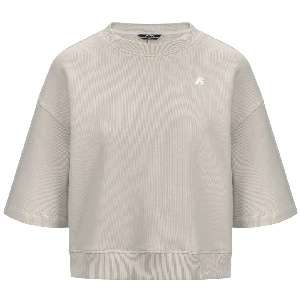K-WAY - SWEAT "GWEN" BEIGE