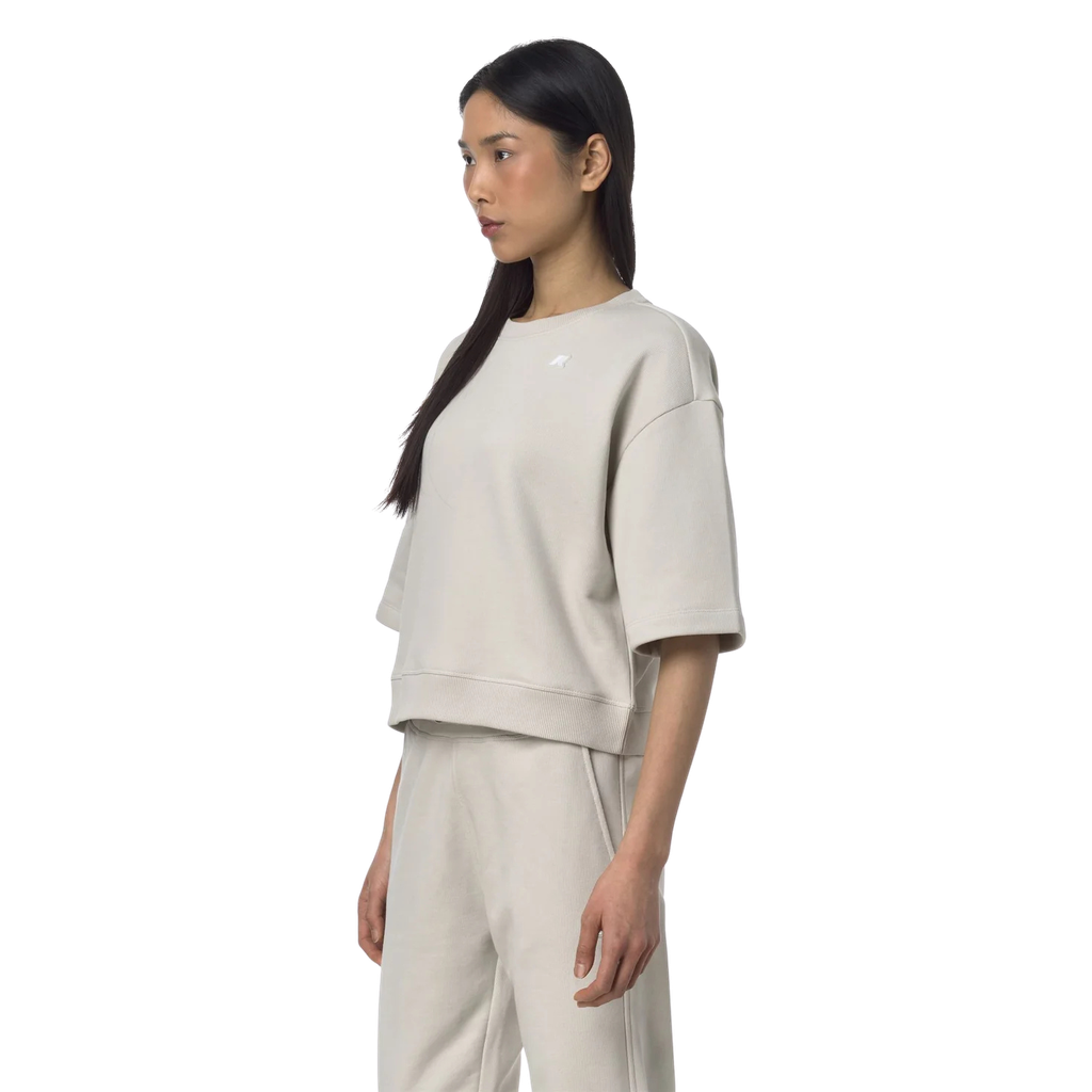 K-WAY - SWEAT "GWEN" BEIGE