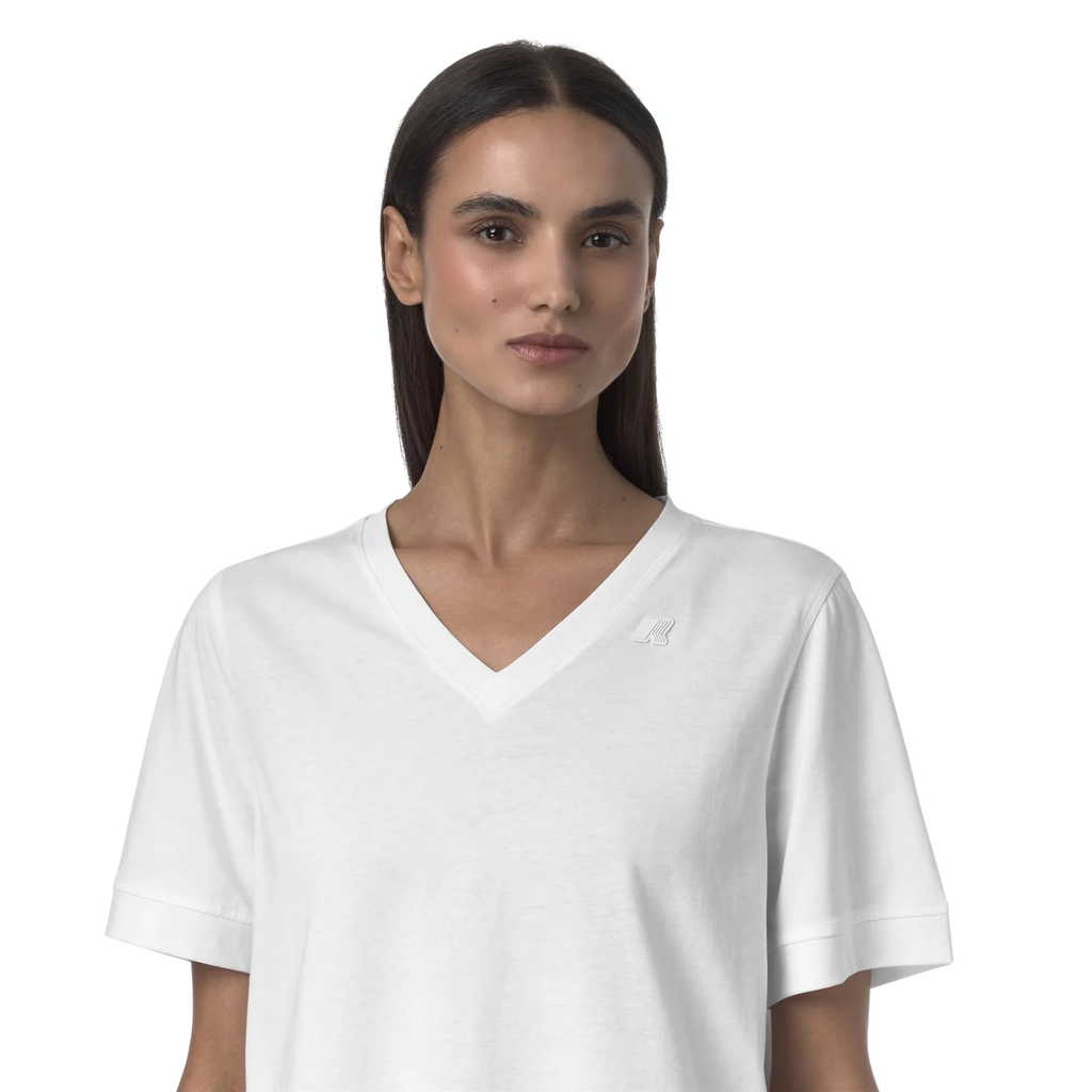 K-WAY - T-SHIRT "LEDA" BLANC