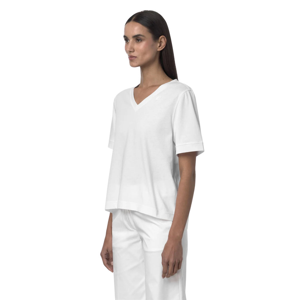 K-WAY - T-SHIRT "LEDA" BLANC
