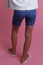 LOVERS BAY CLUB - LEGGING SHORT LÉOPARD BLEU