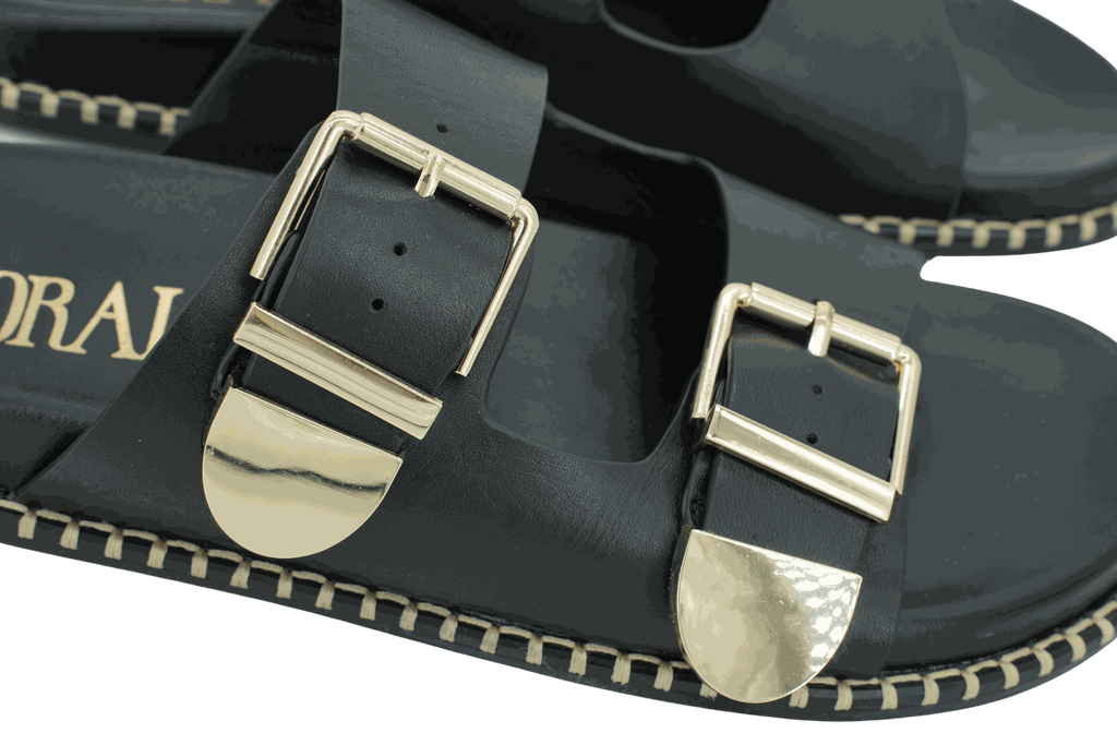 TORAL - SANDALES "HIDRA" NOIRES