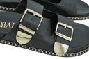 TORAL - SANDALES "HIDRA" NOIRES