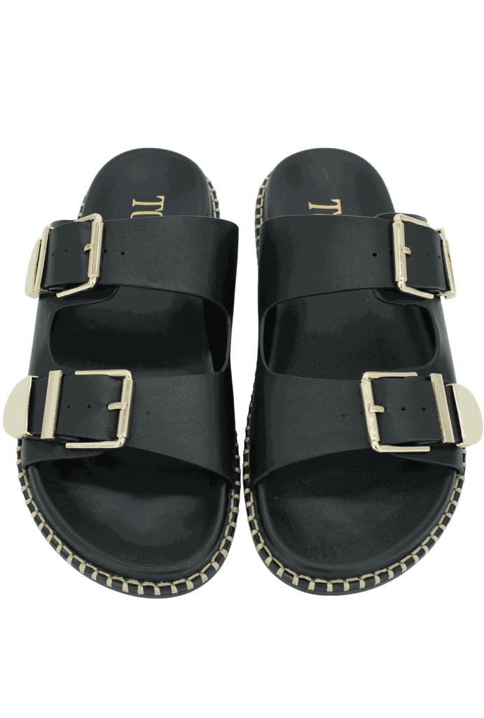 TORAL - SANDALES "HIDRA" NOIRES